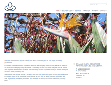 Tablet Screenshot of juliealgra.com